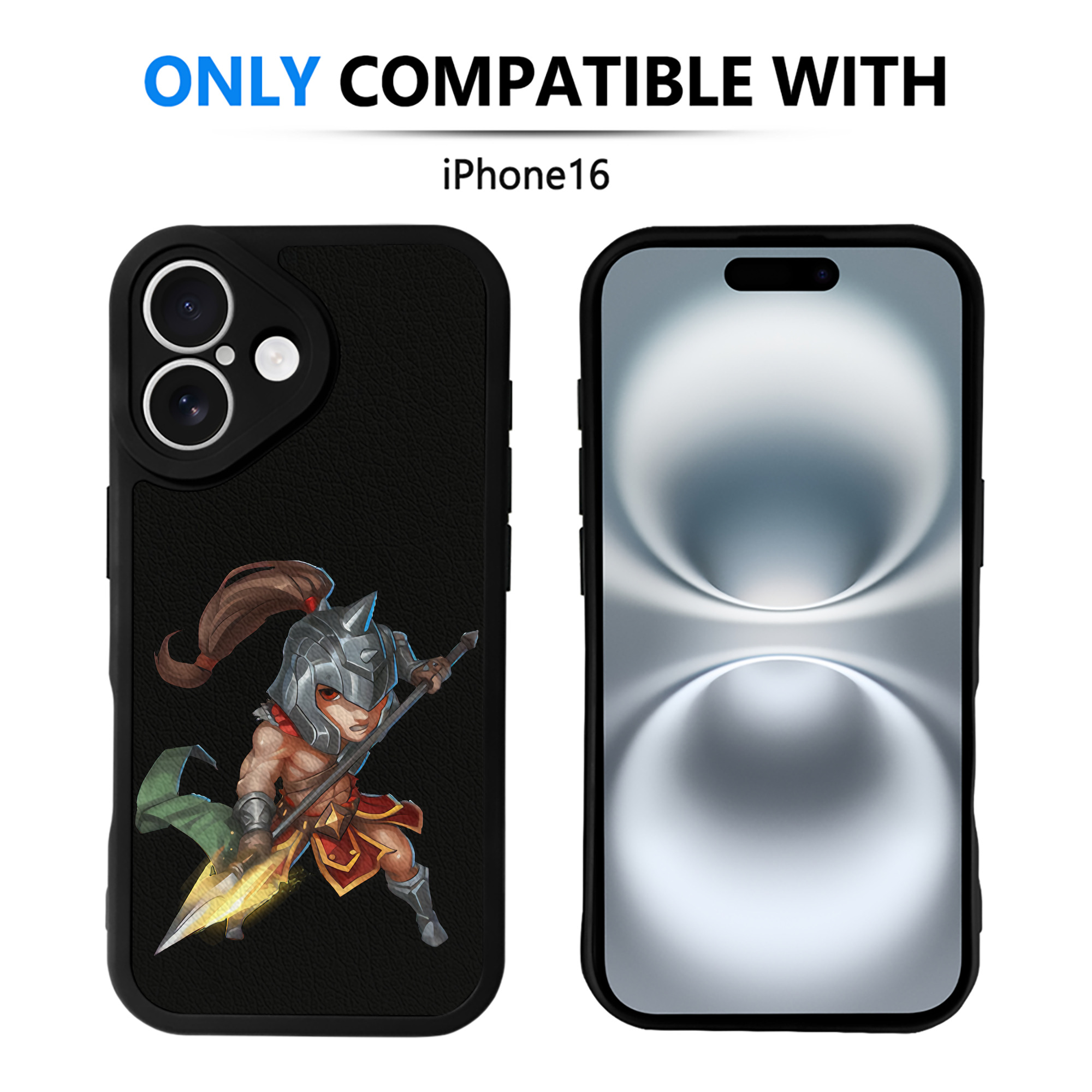 リーグ・オブ・レジェンド League of Legends LOL 【iPhone 16シリーズ対応】シリコンスマホケース（レザー調） 材質：シリコン